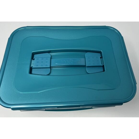 Lock & Lock HPL 362 Aqua Top & Handle 5.8 L/196 OZ/6.1 QT Brand New In Plastic - Picture 1 of 8